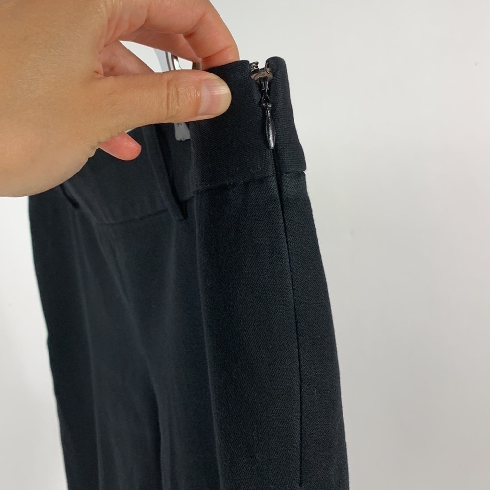 J. Crew City Fit Black Career Cropped Work Office Pants 4 - Picture 5 of 8